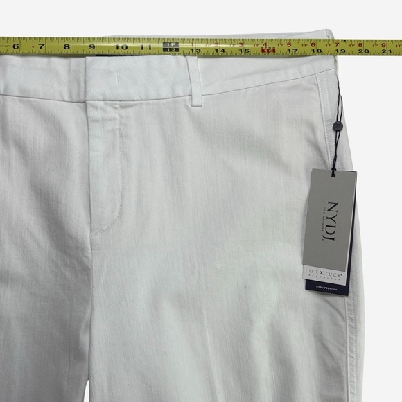 NYDJ Lift & Tuck Ankle Trouser Jean Optic White 16 Petite NEW - Picture 5 of 16